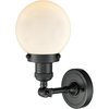 Innovations Lighting One Light Vintage Dimmable Led Semi-Flush Mount 201F-BK-G201-6-LED